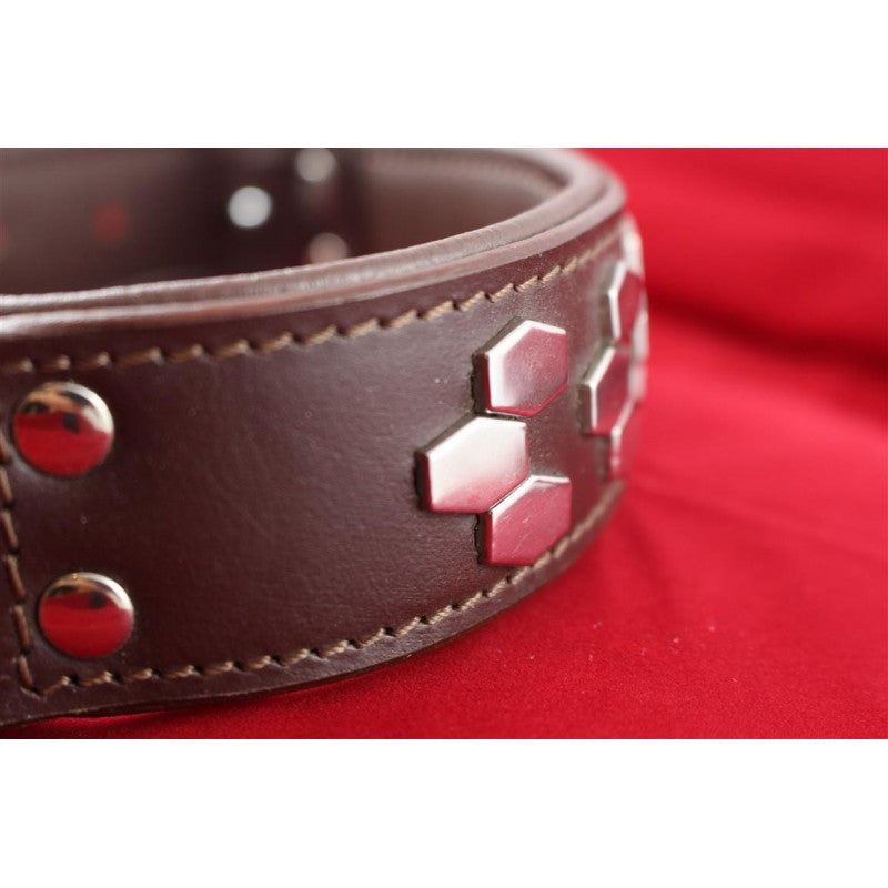 Lederhalsband - Hexa