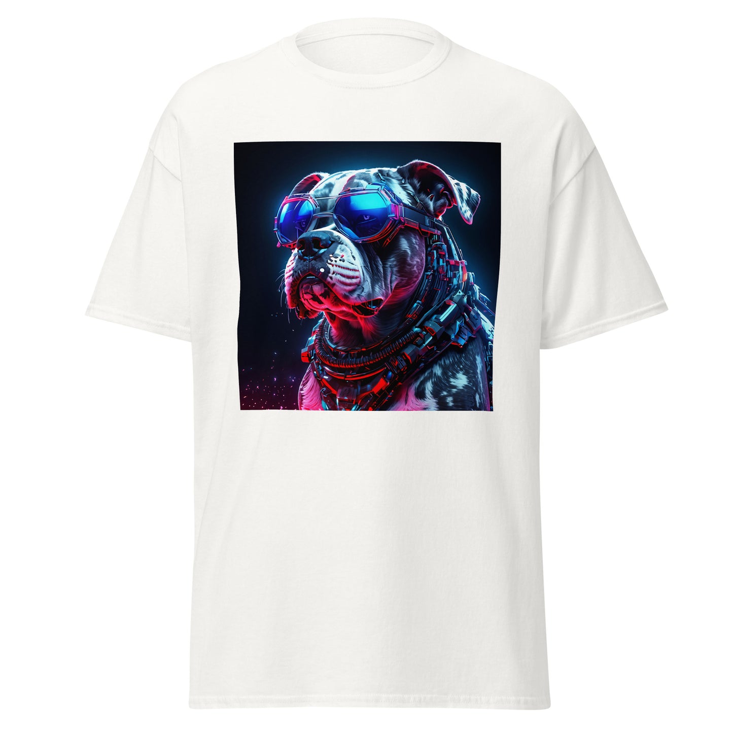 "Bull Dog Space" Klassisches Herren-T-Shirt